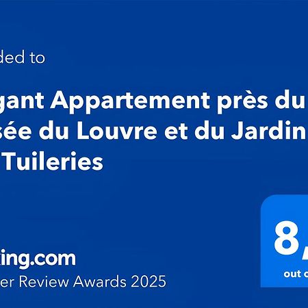 Elegant Appartement Pres Du Musee Du Louvre Et Du Jardin Des Tuileries Free Netflix Parijs Buitenkant foto